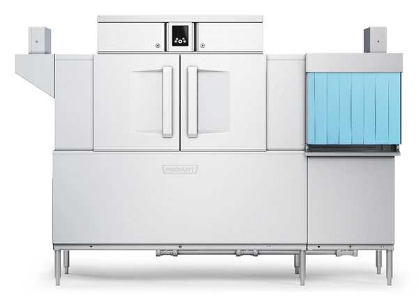 Hobart CL86-BAS+BUILDUP Low Temp Conveyor Dishwasher | Culinary Depot