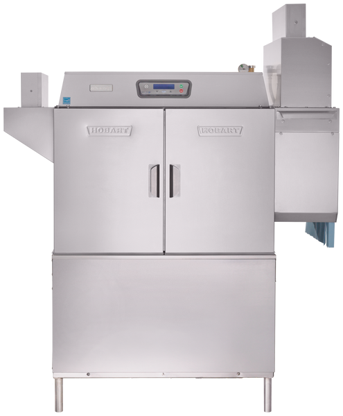 Hobart CL64-ADV+BUILDUP Low Temp Conveyor Dishwasher With Booster