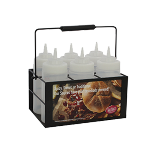 TableCraft Products SBC6 6-Compartment Black Powder Coated Cash