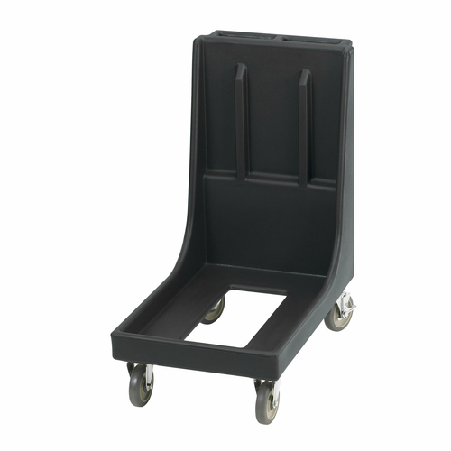 ＣＡＭＢＲＯ キャンブロ　カムドーリーハンドル付　ＣＤ１００Ｈ Cambro CD100H110 350 Lb. Black Open Frame Camdolly | Culinary Depot
