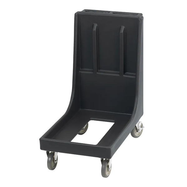 ＣＡＭＢＲＯ キャンブロ　カムドーリーハンドル付　ＣＤ１００Ｈ Cambro CD100H110 350 Lb. Black Open Frame Camdolly | Culinary Depot