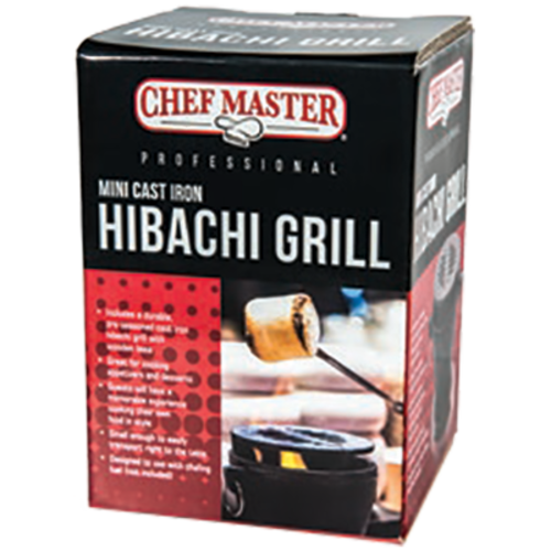 バーベキュー・調理用品 Satoshi Morita Chef Master 90206 Cast Iron with Tabletop Chef Master Mini Hibachi