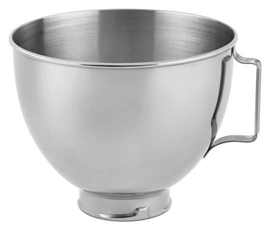 KitchenAid K45SBWH 4.5 Qt. Polished Stainless Steel Bowl with