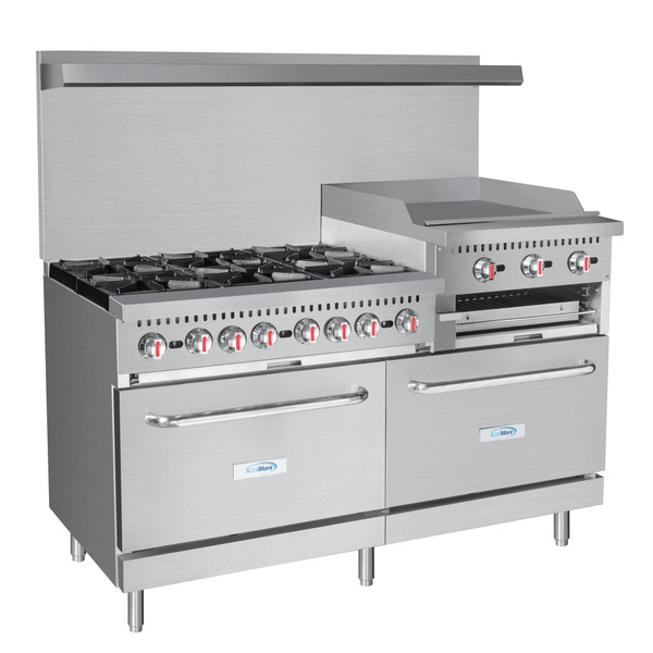 洋楽 Broilers Garland M60XS Radiant Deck Type Broiler w/ Upper Finishing Oven