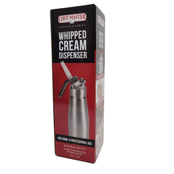 Chef Master 90076 0.5 L Whipped Cream Dispenser | Culinary Depot