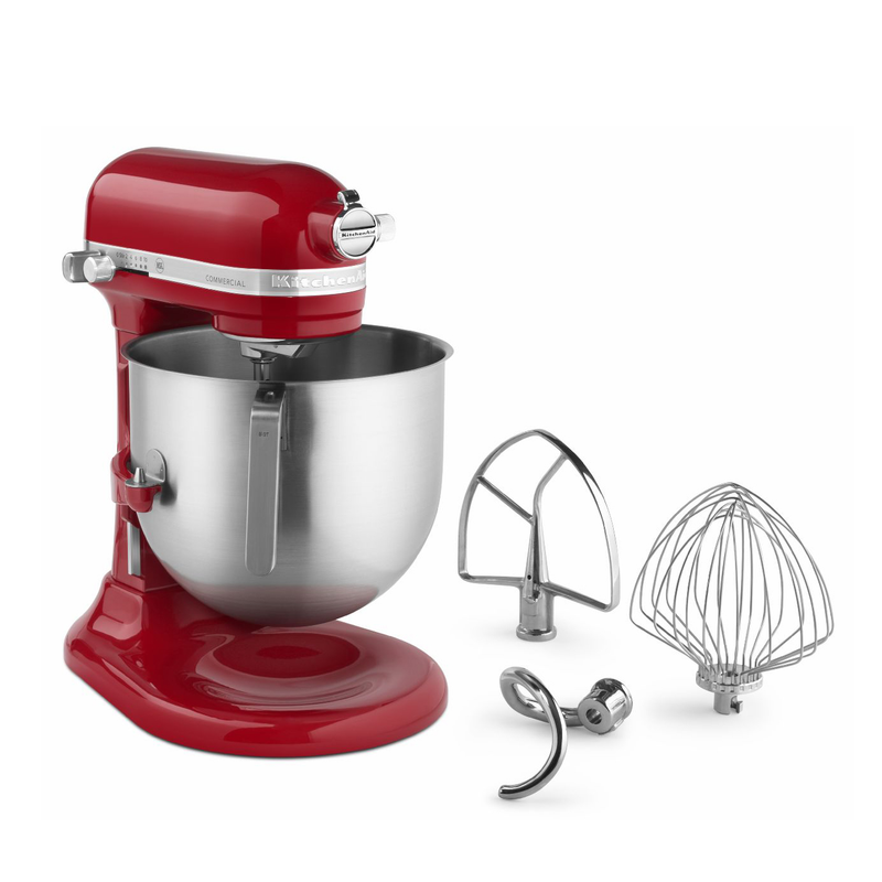 KitchenAid KSM8990ER Empire Red NSF 8 Qt. Commercial Stand Mixer