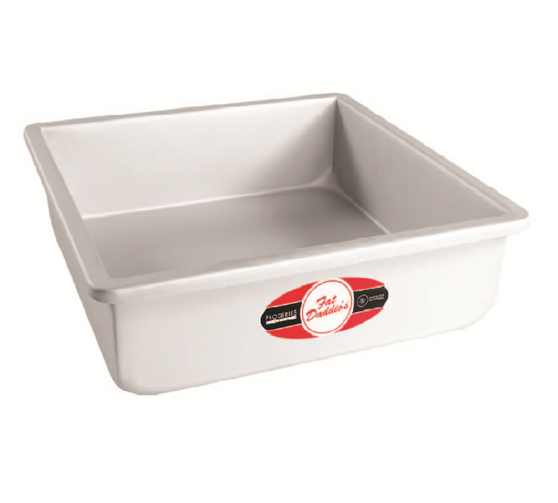 Fat Daddio's PSQ-442 Aluminum Square Cake Pan