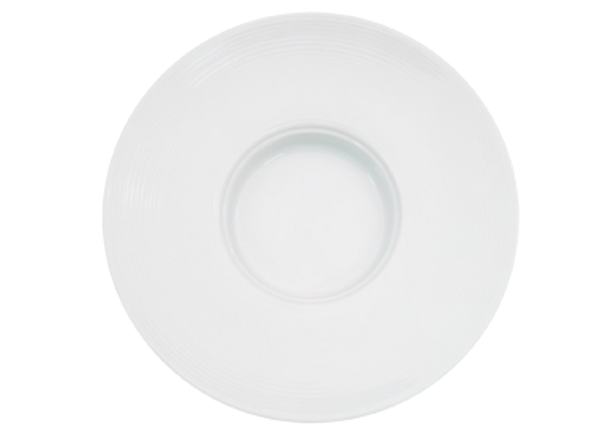 CAC China 101-V5 16 Oz. Super White Porcelain Round Accessories Soup Bowl  (3 Dozen Per Case) - Culinary Depot