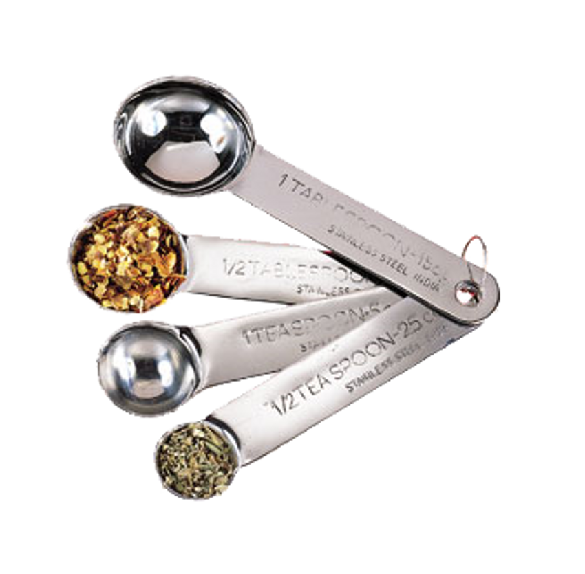 American Metalcraft MSSR74 - Measuring Spoons, 1 Tbl., 1 Tsp., 1/2