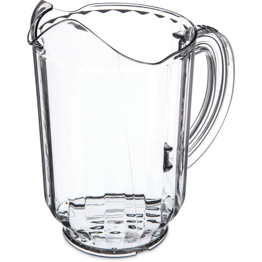 Winco WPC-60 Clear Polycarbonate 60 oz. Water Pitcher