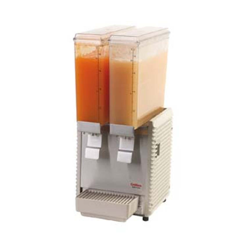 Crathco CS-2E-16 Refrigerated Drink Dispenser w/ (2) 2 2/5 gal Bowls, Pre  Mix, 120v