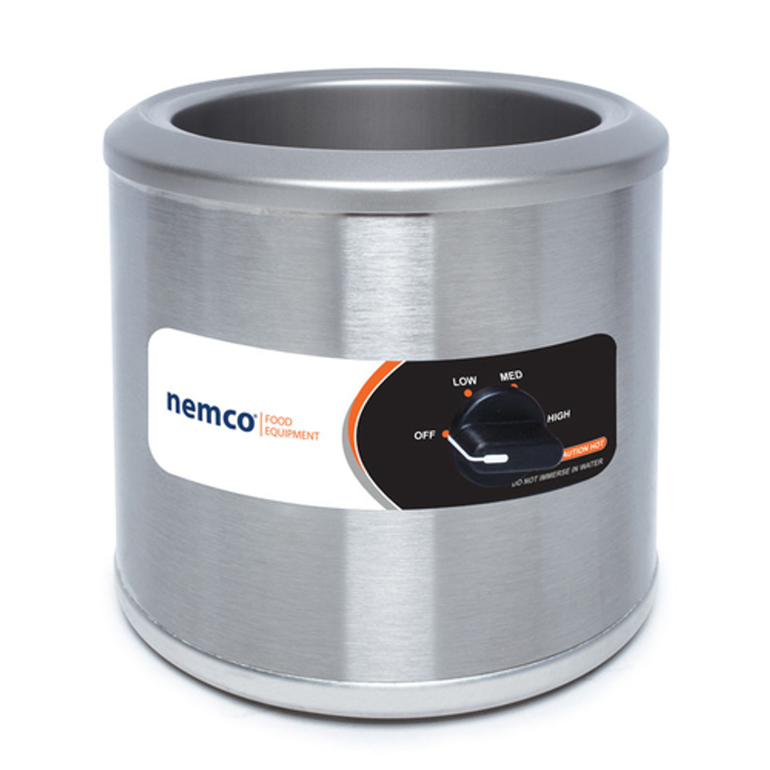 Nemco 6101A 11 Quart Stainless Steel Countertop Round Warmer 120 Volts  750 Watts Culinary Depot