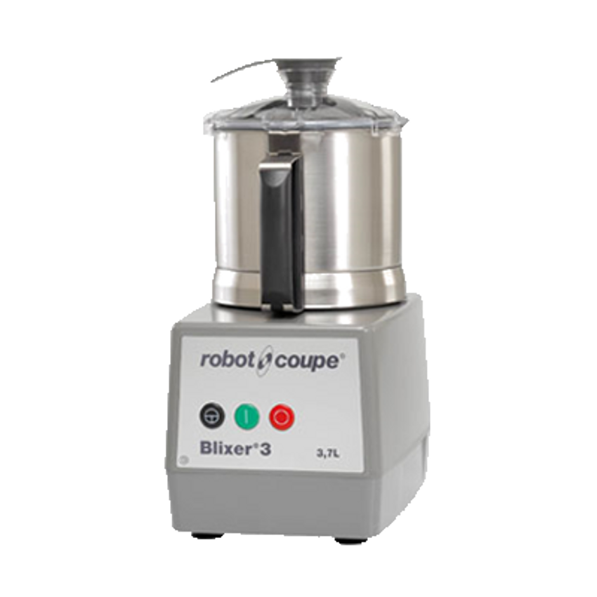 Robot Coupe R2UB 3 Qt. / 3 Liter Stainless Steel Batch Bowl Food Processor  - 1 hp