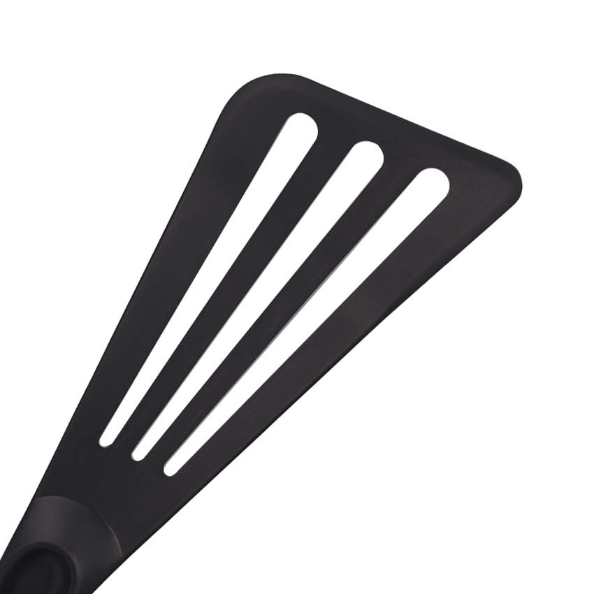 Matfer Exoglass Pelton Slotted Spatula, 12, Gray