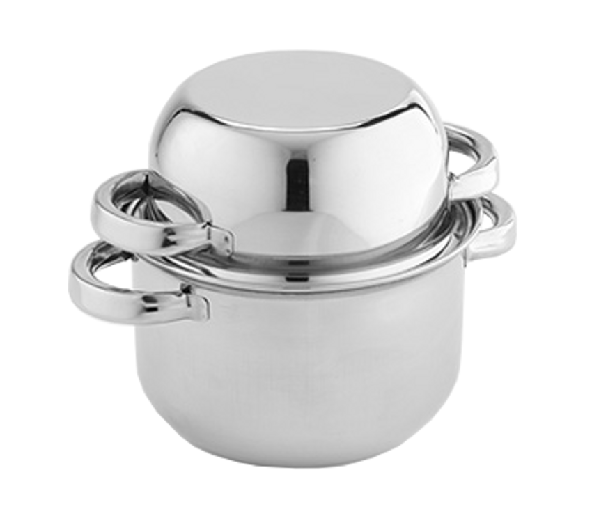 American Metalcraft MPL4 Stainless Steel Mini Pot with Lid, 4 oz.