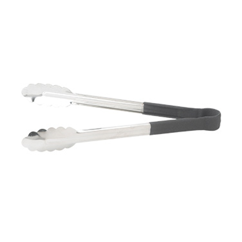 Winco UT-9HP-K 9 Stainless Steel Utility Tongs - Culinary Depot