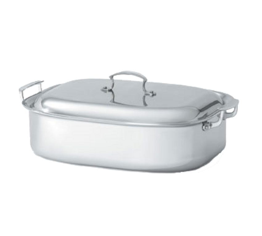 Vollrath 68361 Wear-Ever 29.5 Qt. Aluminum Roaster Pan - 24 x 18