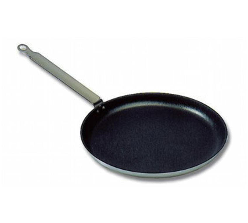 Matfer Bourgeat 062034 Round 9.5 Black Steel Crepe Pan