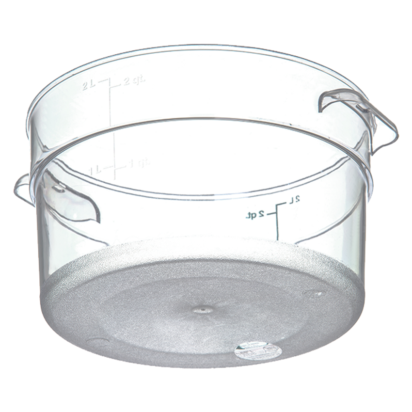 1195207 - Squares Polycarbonate Food Storage Container 6 qt - Clear