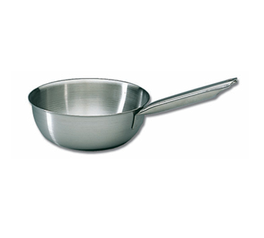 Matfer Bourgeat 686524 2.75 Qt. Stainless Steel Mirror Finish Tradition  Plus Sauté Pan - Culinary Depot