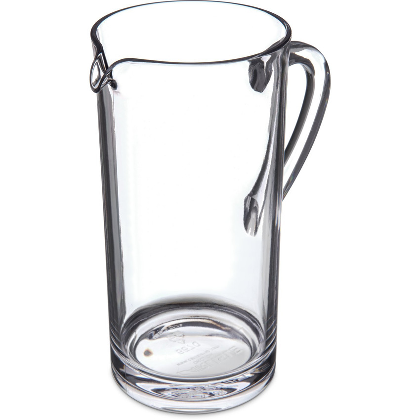 Carlisle 554007 VersaPour 60 oz. Clear Polycarbonate Beverage Pitcher