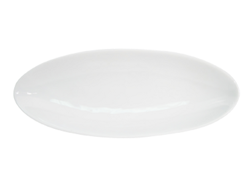 CAC China RCN-B416 32 Oz. Super White Porcelain Oval Accessories Gondola  Bowl (1 Dozen) Culinary Depot
