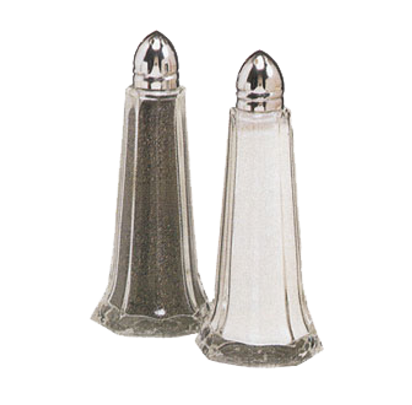 American Metalcraft SPLB7 Lightbulb Salt & Pepper Shaker Set, 4 oz