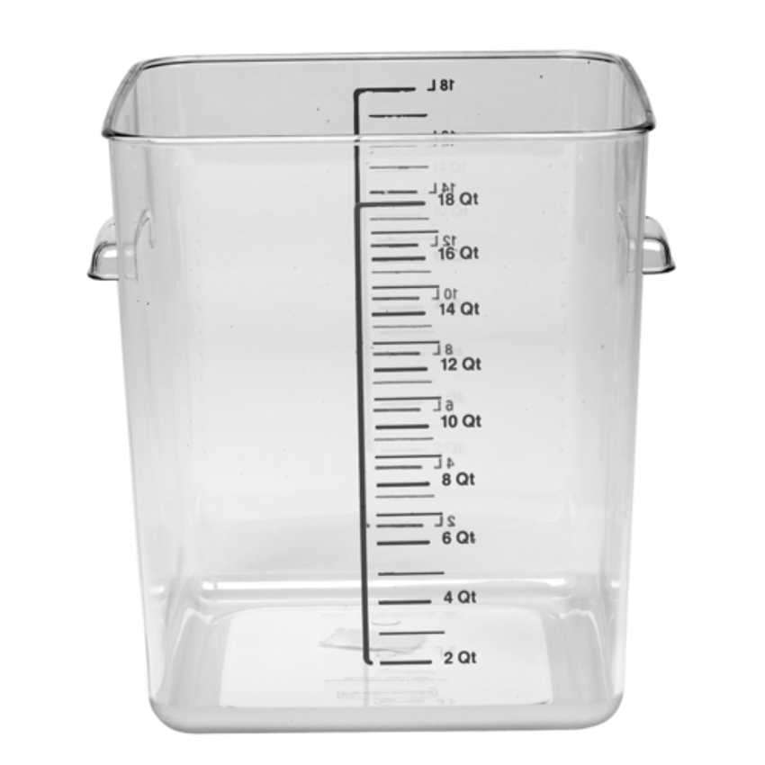 Rubbermaid Storage Tote Clear 6qt