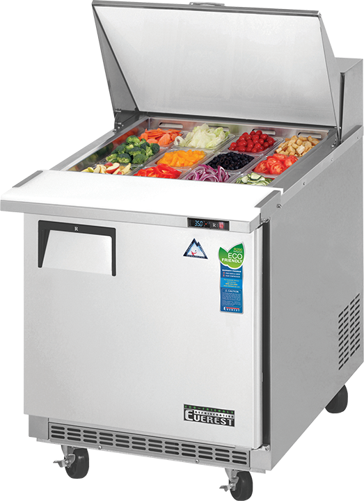 Everest Refrigeration EPBR1 27.75" W OneSection One Door Sandwich Prep