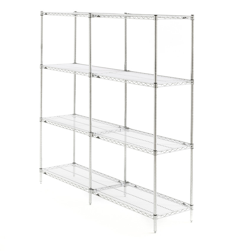 Metro Super Erecta Industrial Wire Shelving Starter Unit, Brite - Metro