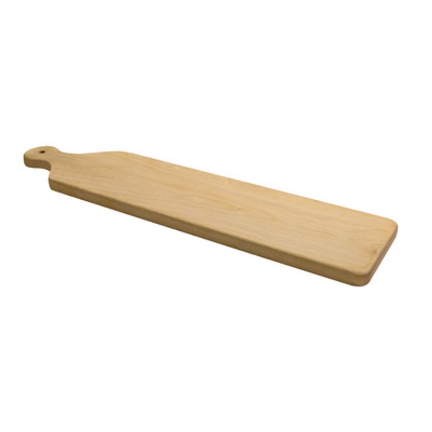 Tablecraft (79K) 13 x 7 1/2 Bread / Charcuterie Board with Knife Slot