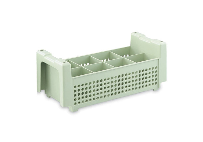 Vollrath 52640 Green Flatware Basket With Handle Culinary Depot