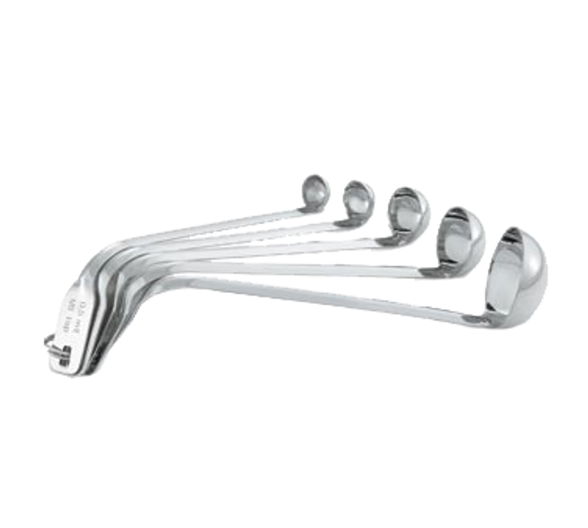 Vollrath 46588 Stainless Steel Measuring Spoon Set - 6 Piece