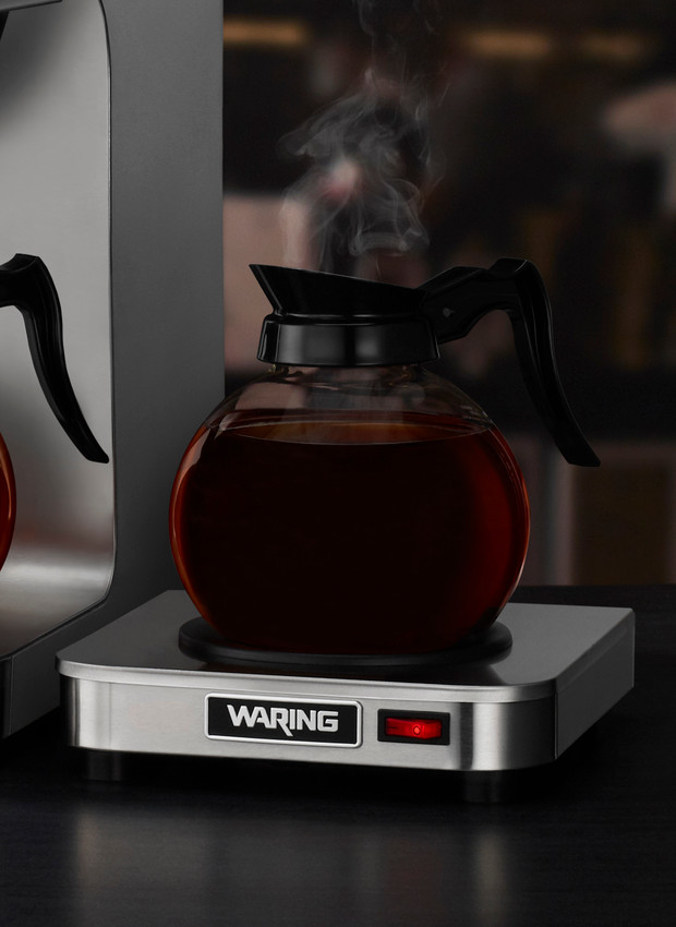 WCW20R - Step-Up, Double Coffee Warmer