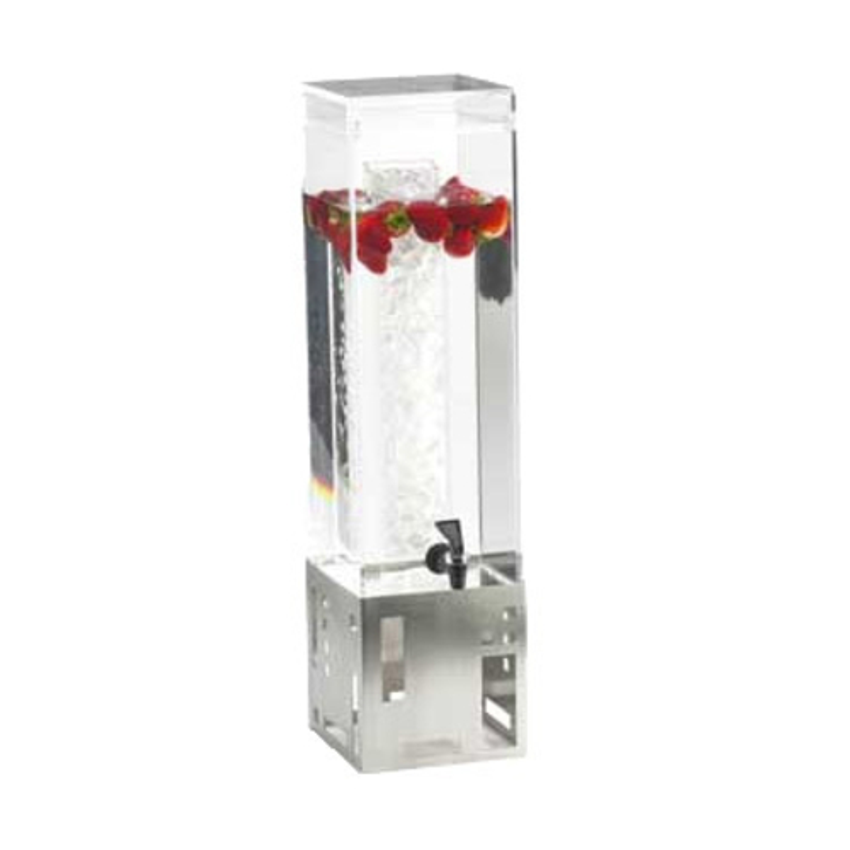 3 Gallon Plastic Beverage Dispenser with Stainless Steel Base