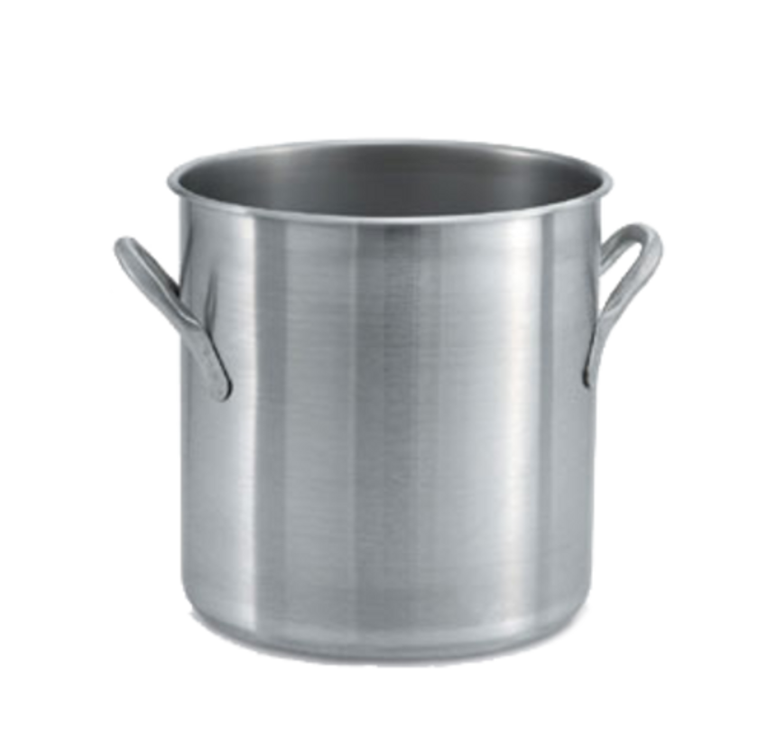 Winco SSDB-8 Stainless Steel Double Boiler with Cover 8qt