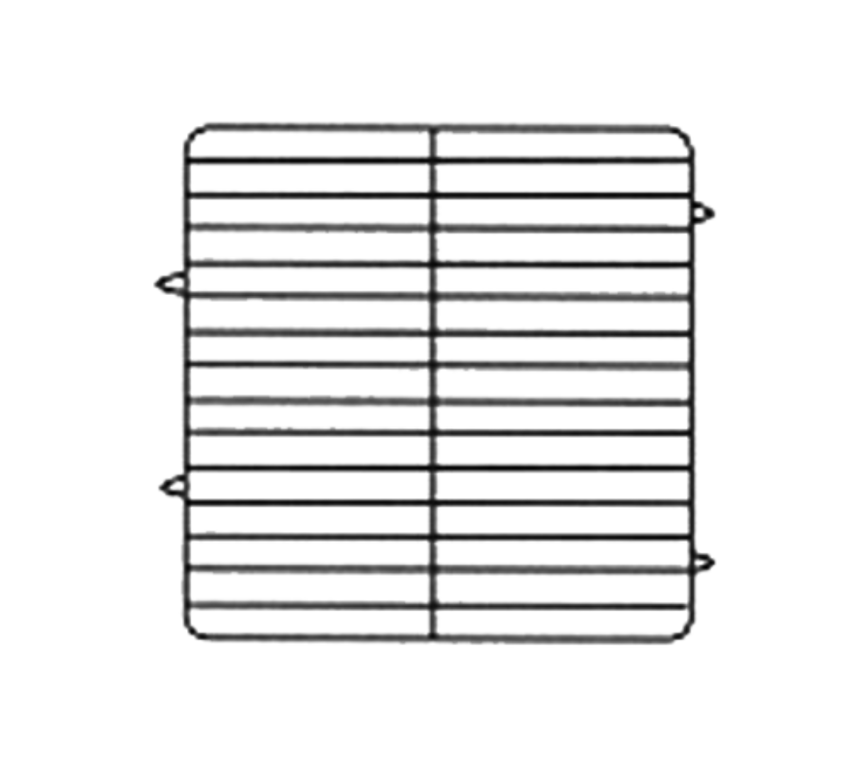 Vollrath 52640 Signature flatware Basket with Compartments without H - 1