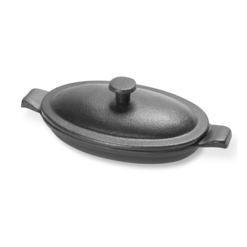 Vollrath 59738 14.9 Oz. Cast Iron Without Lid Mini Squared Fry Pan