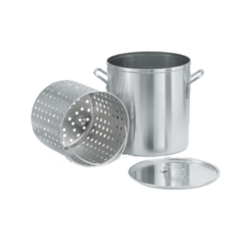 Vollrath Wear-Ever Vegetable and Pasta Cooker Set Aluminum Pot and