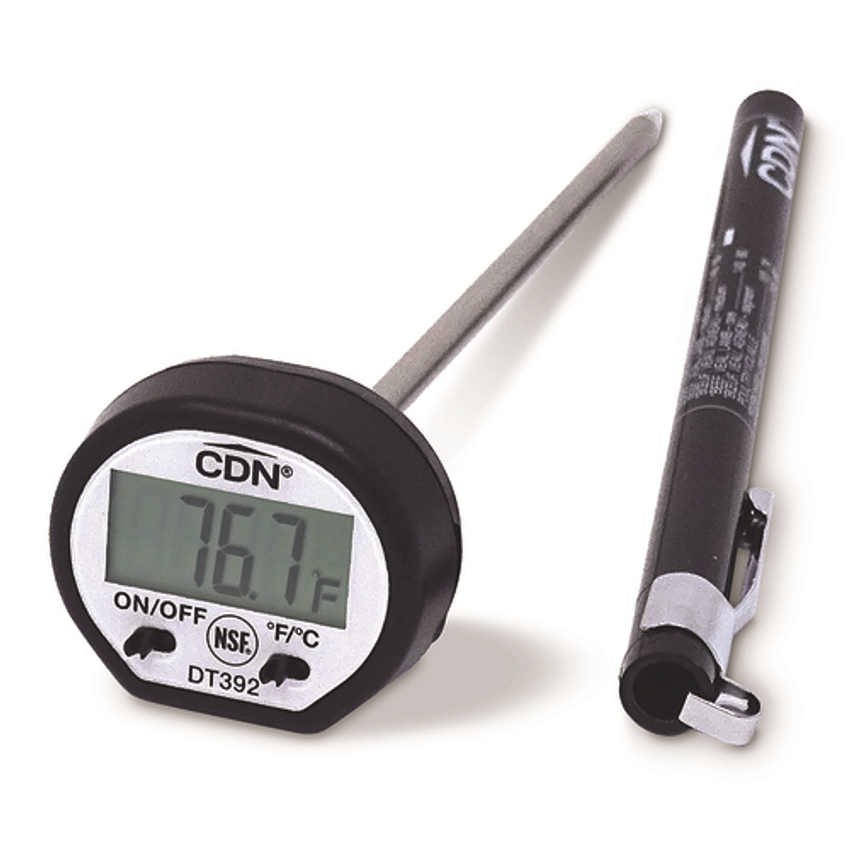 CDN DTTC-W Combo Probe Thermometer Timer & Clock - White