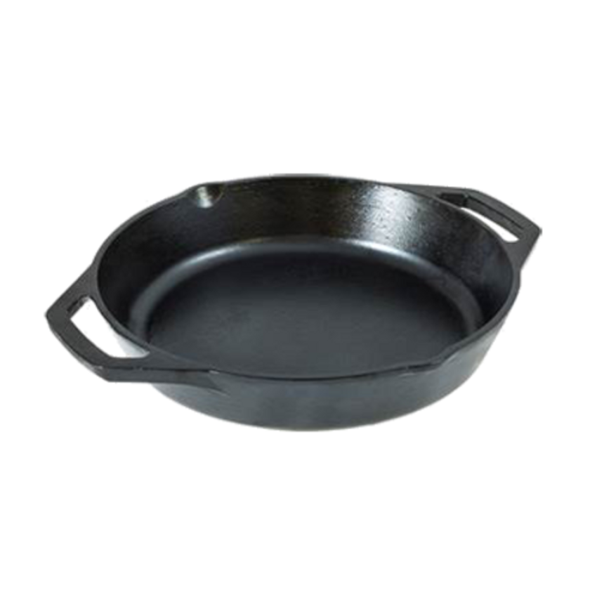 Lodge 16-Ounce Cast Iron Oval Mini Server, Black