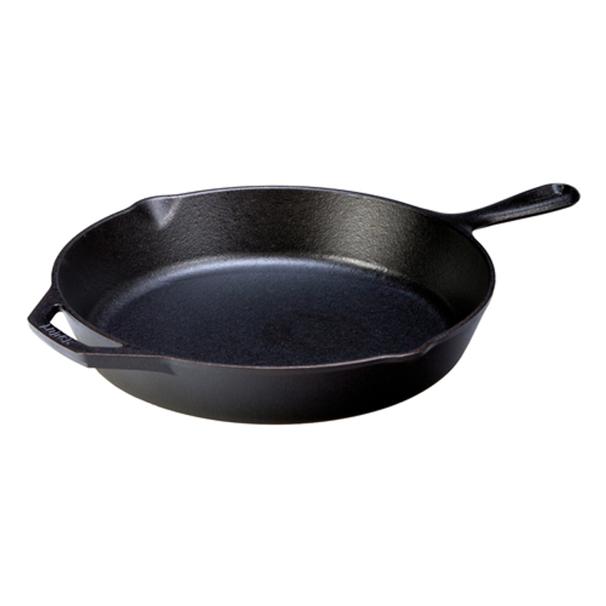 Lodge L10SKWLBR 12.5625 Round Cast Iron With Helper Handle