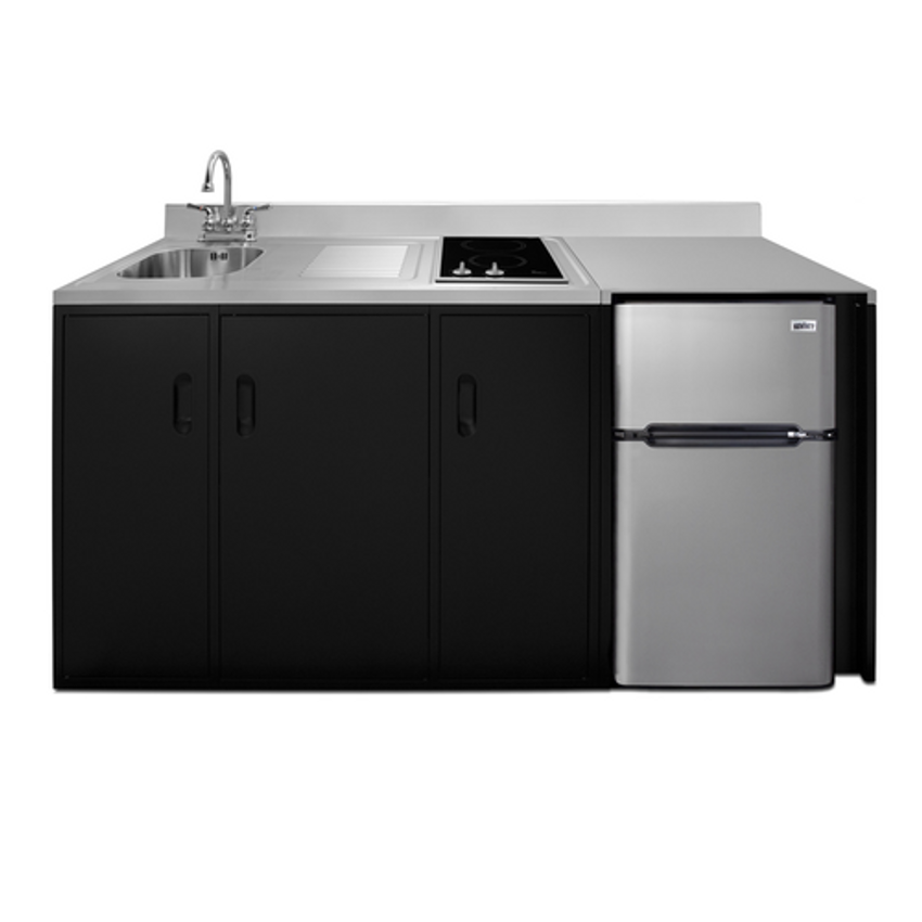 Summit Appliance 30 in. Compact Kitchen in Black C30ELBK - The Home Depot