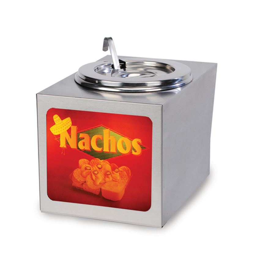 Gold Medal 2191 Cabinet Design Dipper Style Nacho Cheese Warmer w