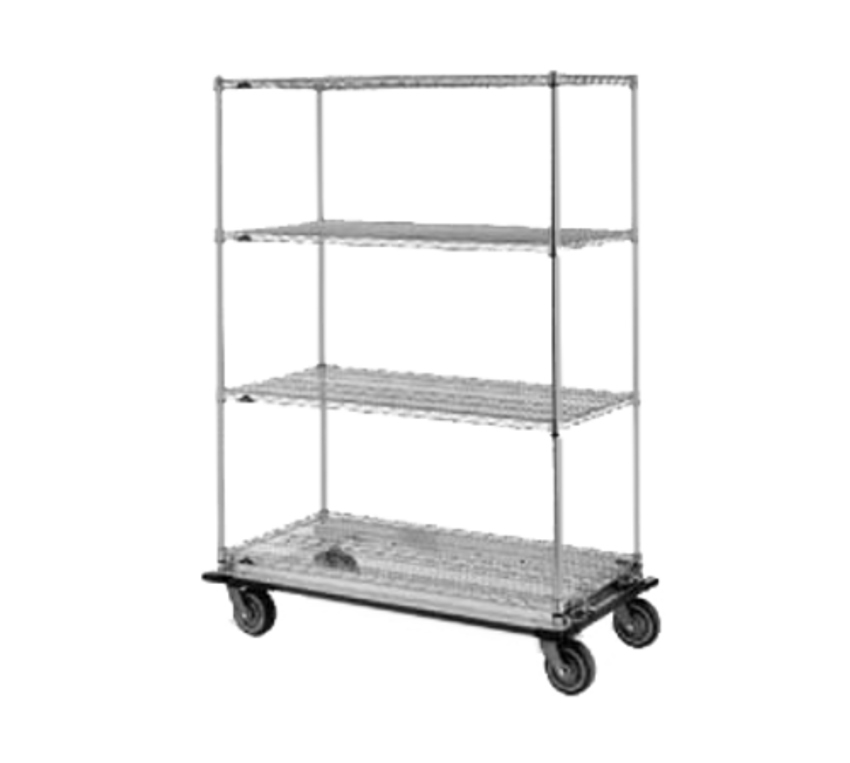 Metro Super Adjustable 2 Wire Shelving - 5-Shelf Unit, Stainless Steel (48  X 74 X 24D)