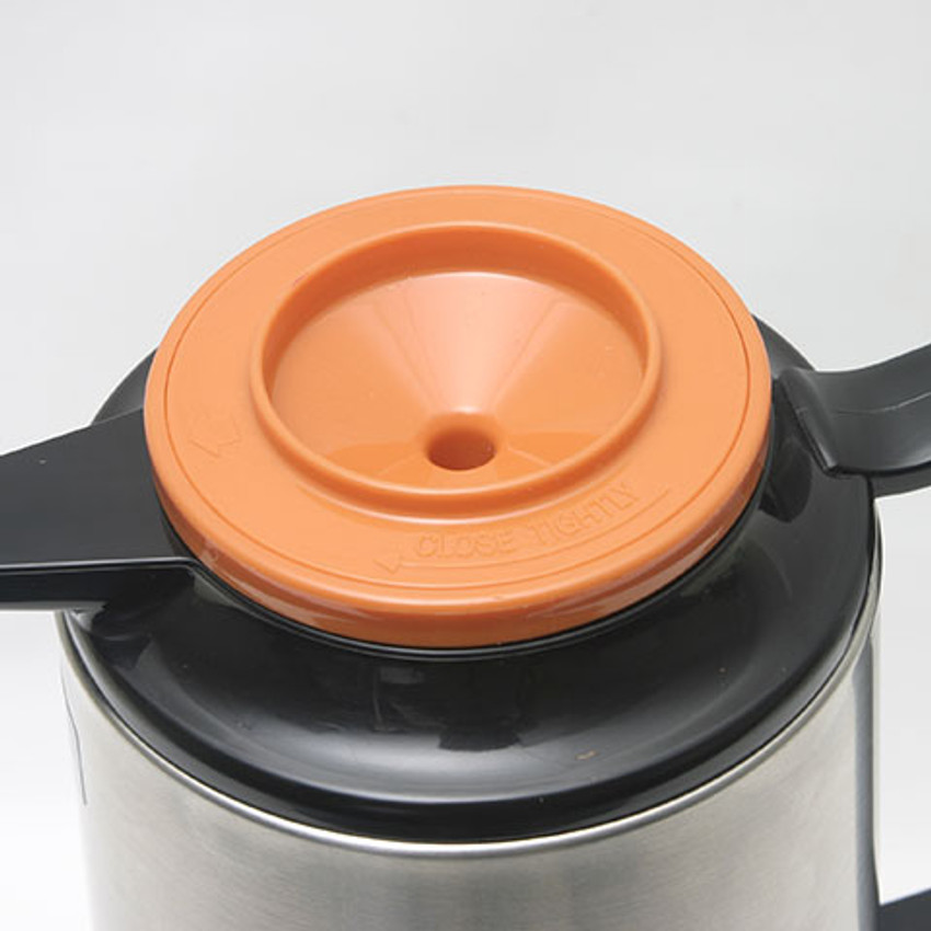 Bunn 1.9 Liter Thermal Carafe, Stainless Steel/Black/Orange (Decaf)