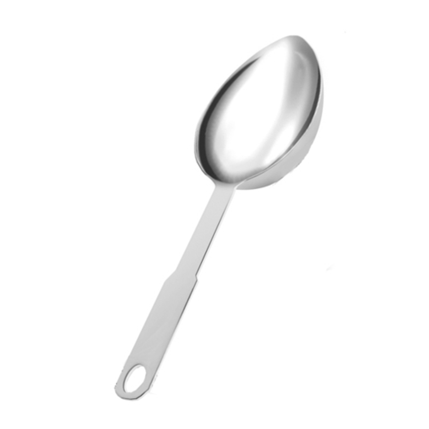 1/8-cup oval heavy-duty stainless steel measuring scoop, Vollrath 47055