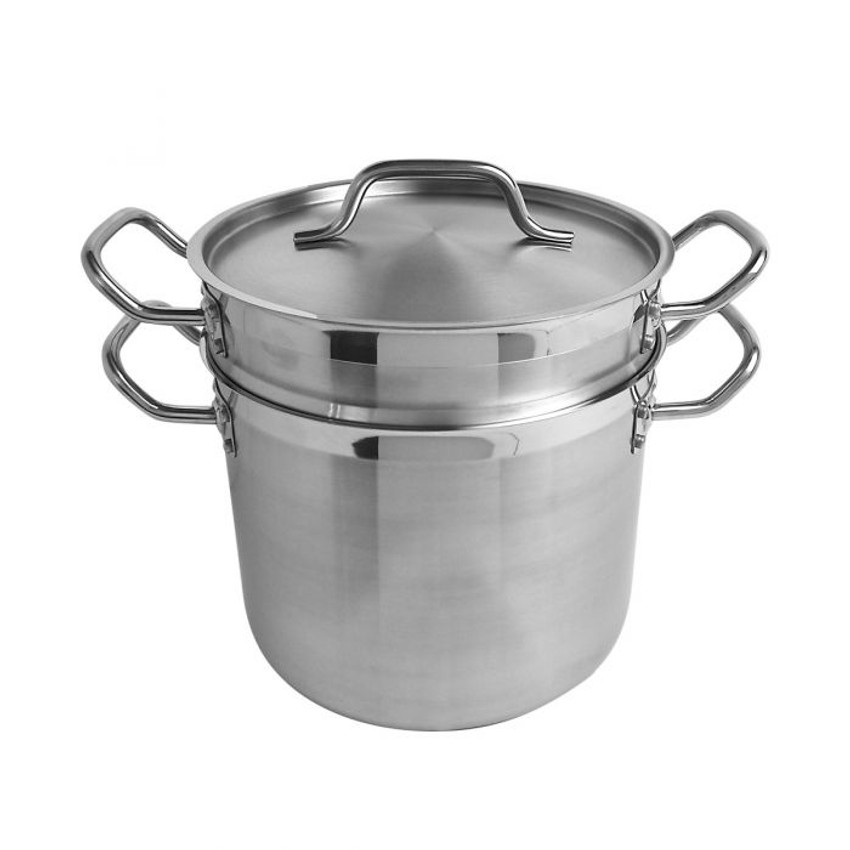 Thunder Group SLDB4020 20 Qt. Stainless Steel Double Boiler - Culinary Depot