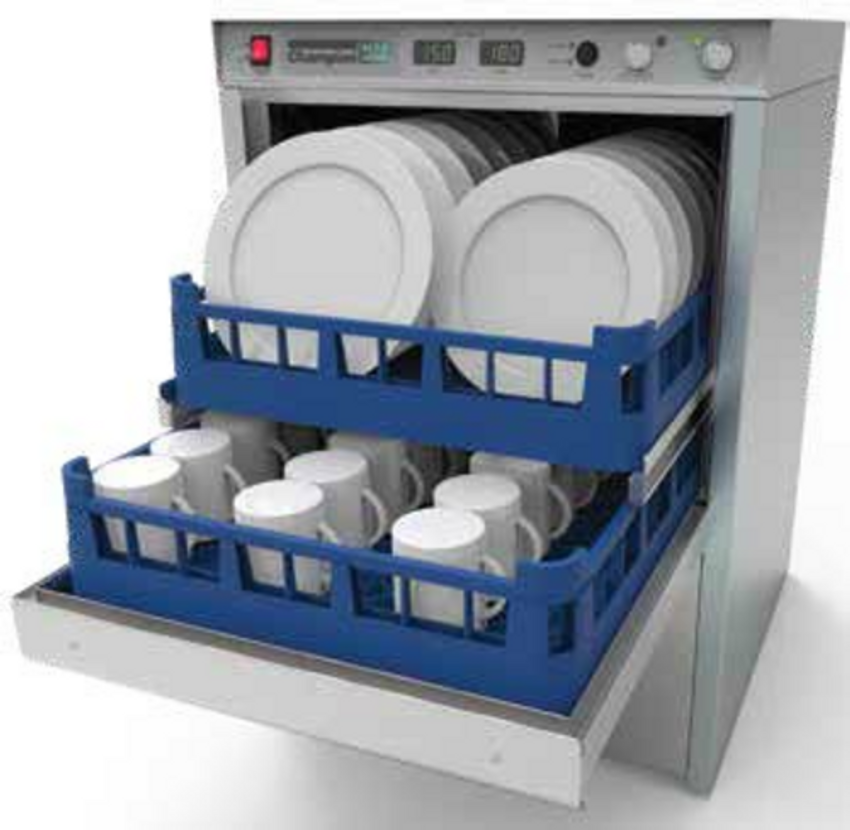 Champion UH130B MAX Multi Level Rack HighTemp Undercounter Dishwasher