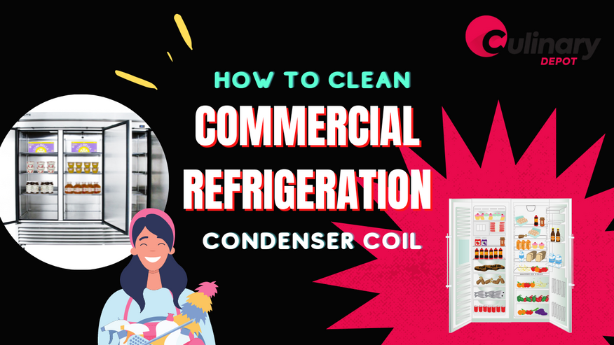 How to Clean Refrigerator Coils — Cleaning Process for a Commercial Refrigerator Condenser